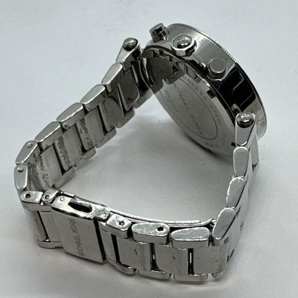 Michael Kors MK5353 Womens Silver Stainless Steel Analog Dial Wrist Watch JNA596 main image 5